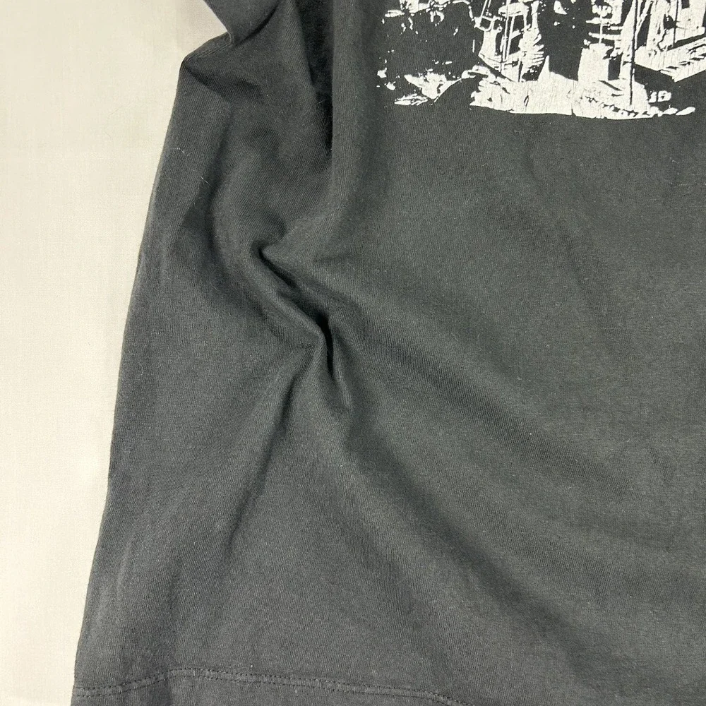 Brandy Melville John Galt Woman's Graphic T-Shirt Black Mercer Street Studio - Picture 2 of 5